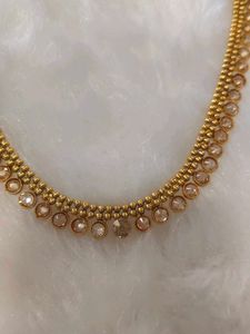 Temple jewellery necklace set