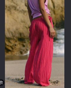 Free People Striped Wide Leg Pants(Brand new )