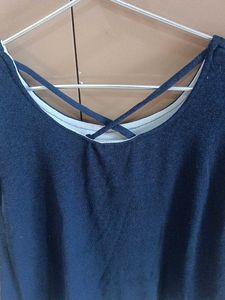 Sale 😍 Stylish Navy Blue Music Style Top