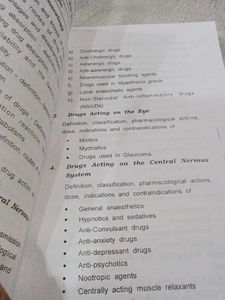 Concise Pharmacology Textbook