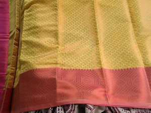 Lovely Fancy Silk Saree New With Attached Blouse