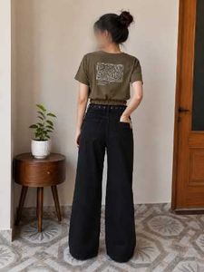 Olive Green Cropped T-Shirt