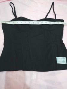 Chic Black Corset Top