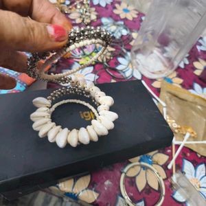 Bohemian Shell &amp; Bead Bracelet Set