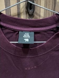 Burgundy Oversized T-Shirt