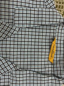 Women’s Checked Button-Up Crop Top with Puff Sleev