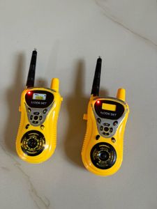 Pair of Yellow Walkie Talkies