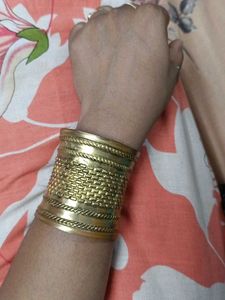 Golden Bangle Bracelet