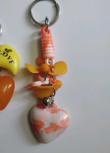 Cute Keychain Charms Set 6pcs