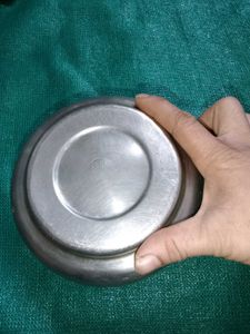 Vintage Engraved Metal Container