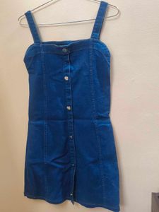 A denim bodycon