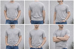 WES Men's Casual Gray T-Shirt XXL Size