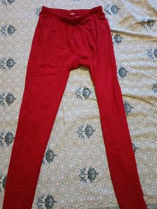 Vibrant Red Salwar Pants