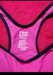 Jockey Sports Bra Pink &amp; Black