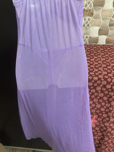 Purple Lace Nightgown