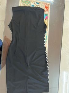 Chic Black &amp; White Striped Dress