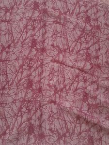 Maroon Printed Fabric / blouse piece