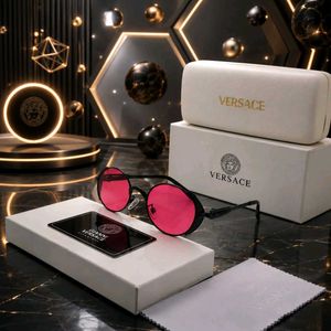 VERSACE PINK SUNGLASSES FIBRE LENS LADIES MODEL