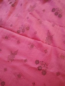 100.Pretty Pink Printed floral dupatta
