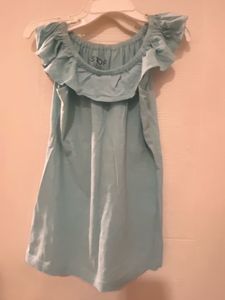Shopper stop Cute Blue Ruffle Top