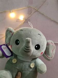 Cute Grey Elephant Plush Toy.y