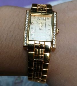 Elegant Swiss Made Longines Gold Diamond Watch