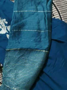 Elegant Blue Embroidered Kurta Set