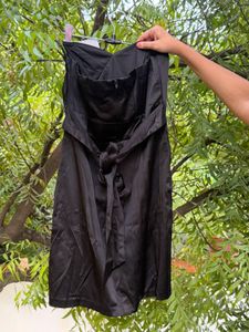 3 for 999 Sleek Black Strapless Mini Dress