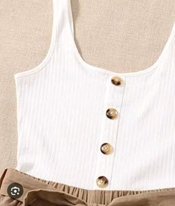 Very Cute N Beautiful Ribbed Tank Top