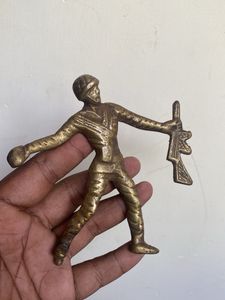 Unique Soldier Figurine Nunchaku Decor