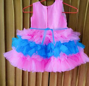 Very Fancy Cute Net Party Layers Frock