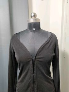 Black Knit Cardigan