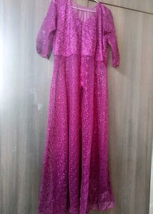 Mother Daughter Ethnic Gown Combo