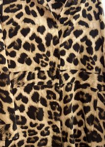 Stylish Leopard Print Maxi Dress