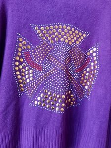 Purple Woolen Strechable New Shrug 💜
