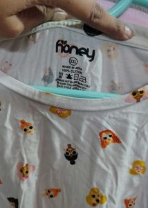 Everyday Cute Cartoon Print T-Shirt