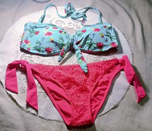 Cute Floral Bikini Set
