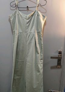 Chic Light Green Wide-Leg Jumpsuit