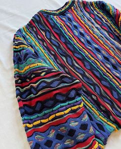 Tundra knit Coogi style sweater