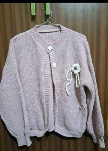 Pink Knit Cardigan 🎀