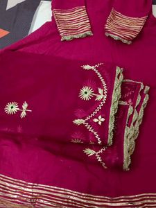 aachho  Pink &amp; GAnarkali  suit .. offers only