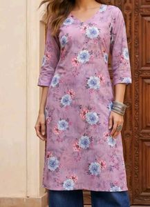 Beautiful Floral Print Kurta