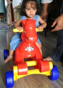 Vibrant Red Rocking Horse Toy