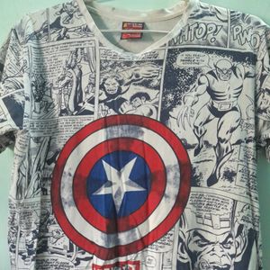 Marvel Captain America Men / Women Cartoon Graphic