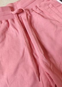 Stylish Pink &amp; Black Joggers – Comfy Everyday Wear