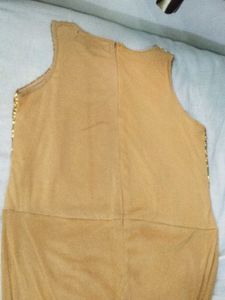 GAS Gold Sequin Tank Top