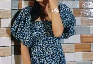 Floral Print Mini Dress