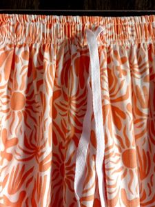 orange🍊 white co-ord set or night suit 💯 hosiery