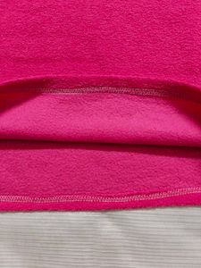 Pink Long Sleeve Top Woolen