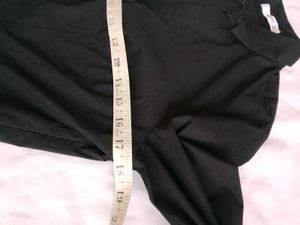 black formal shirt
